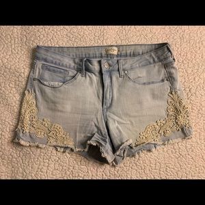 Jessica Simpson jean shorts